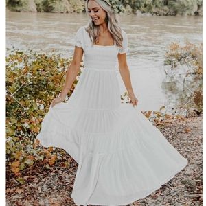 White country/rustic dress